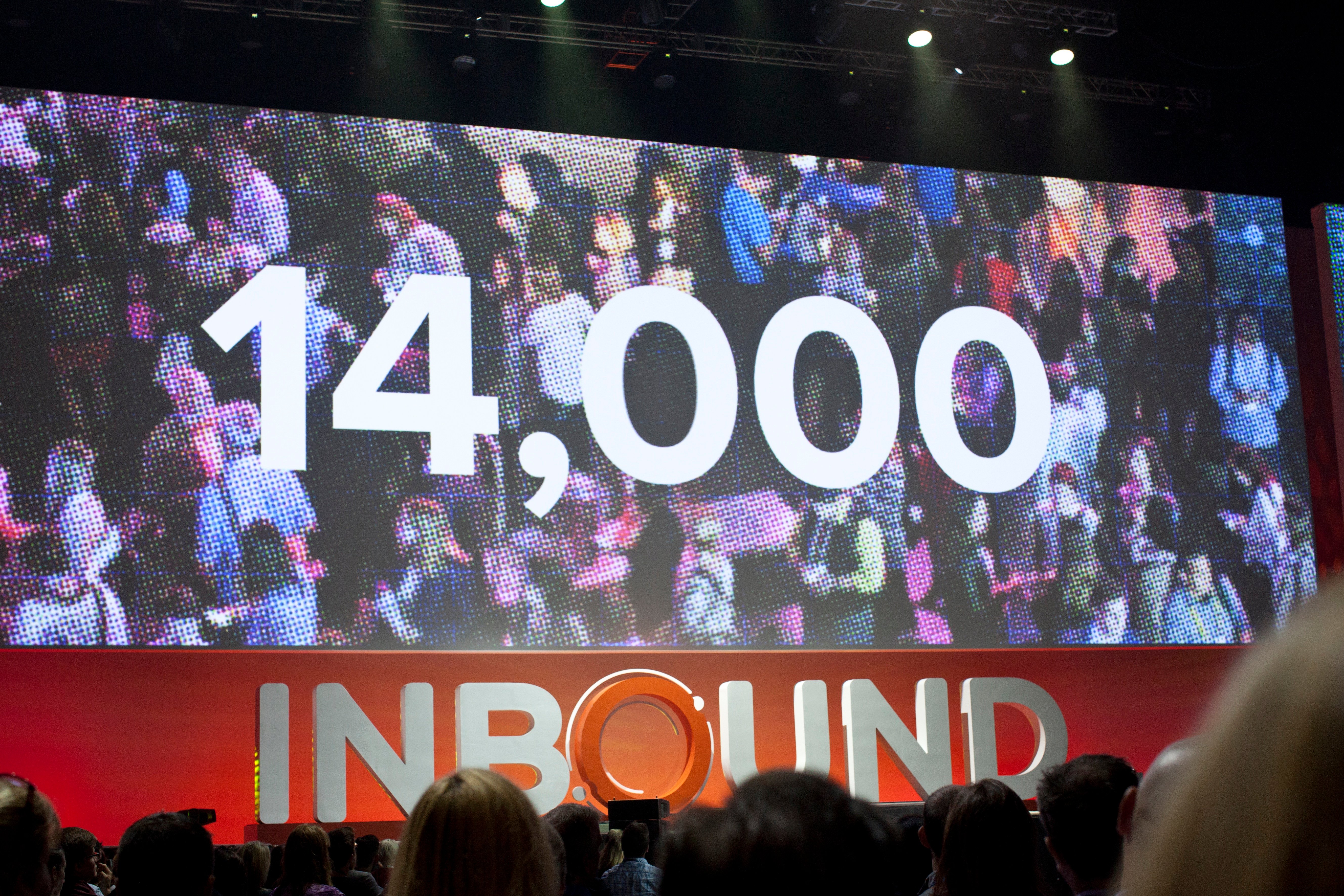 14000 people attended #INBOUND15