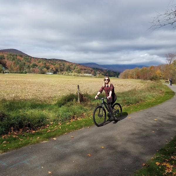 biking