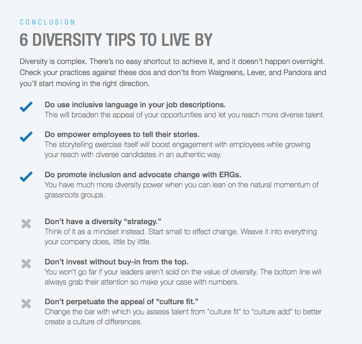 diversity tips