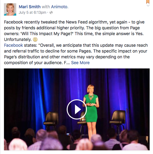Mari Smith Facebook Tips