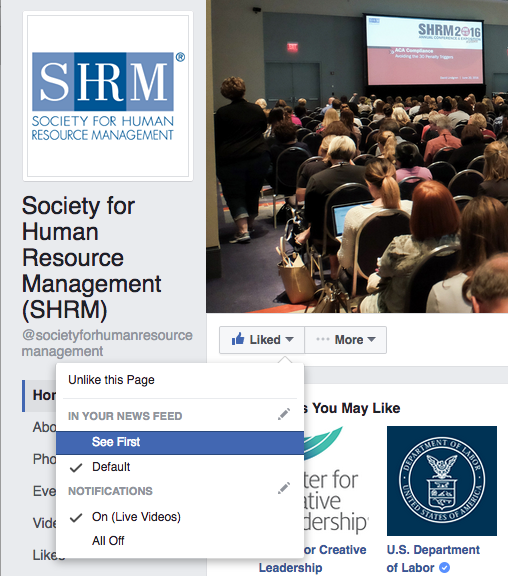 SHRM Facebook